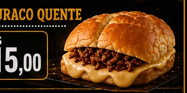 Buraco quente, R$ 15,00