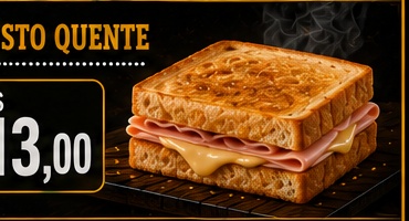Misto quente, R$ 13,00