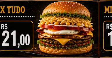 X-Tudo, R$ 21,00